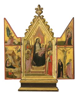 Triptichon (tempera arany alapon)
