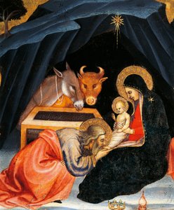Mágusok imádása (részlet) alkotó: Taddeo di Bartolo