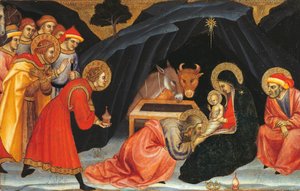 A mágusok imádása, Taddeo di Bartolo (1363-1422 körül) alkotó: Taddeo di Bartolo