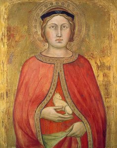 Szent Ágnes alkotó: Taddeo di Bartolo
