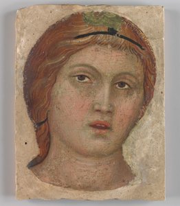 Teljes arcú angyal feje, kb. 1397. alkotó: Taddeo di Bartolo