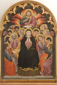 Pünkösd, 1403. alkotó: Taddeo di Bartolo