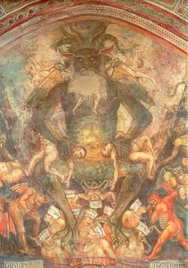 Az utolsó ítélet, a Leviatán részlete, 1394 körül