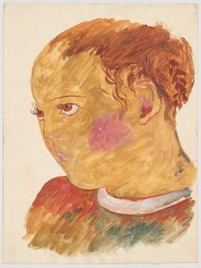 Mädchenkopf alkotó: Tadeusz Makowski