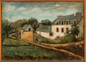 Táj Le Poulduval alkotó: Tadeusz Makowski