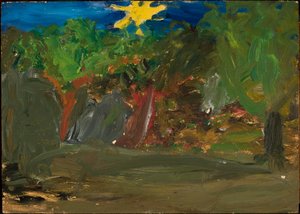 Sonne über dem Garten alkotó: Tadeusz Makowski
