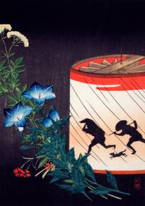 Harangvirág és lámpa alkotó: Takahashi Hiroaki