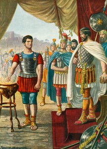 Mucius Scaevola alkotó: Tancredi Scarpelli