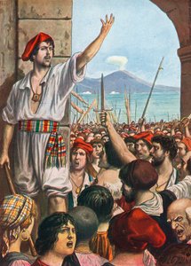 Tomasso Aniello, más néven Masaniello, a lázadás vezető szelleme volt Nápolyban, 1647-ben alkotó: Tancredi Scarpelli