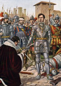 Olaszország háborúja (1521-1526): a páviai csata (1525. február 24.) alkotó: Tancredi Scarpelli