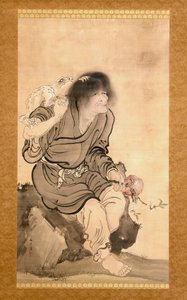 Xiama (tinta és világos szín selyemen)