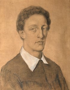 Alexander Blok költő portréja, 1880-1921, 1906. alkotó: Tatyana Nikolaevna Gippius