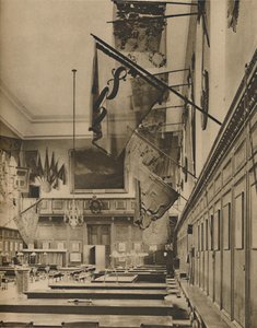 Ahol a nyugdíjasok dicsőségesen rongyos színek alatt vacsoráznak, 1935. alkotó: Taylor