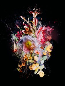 Bouquet XX, 2016 (vegyes technika, vászon)
