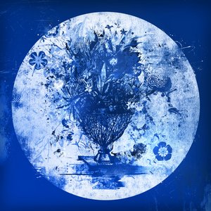 Bouquet in Blue II, 2015 (vegyes technika, vászon) alkotó: Teis Albers