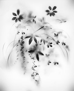 Natural Veil, 2018 (vegyes technika, vászon) alkotó: Teis Albers