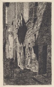 Dante da Castiglione háza [Dante da Castiglione háza] alkotó: Telemaco Signorini