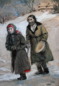 A visszatérés (pasztell kartonon)