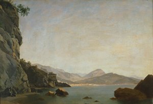 Kilátás a Salernói-öbölre (olaj, vászon)