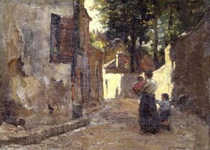A Side Street, Honfleur alkotó: Terrick Williams