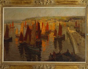 Piros és arany, Brixham alkotó: Terrick Williams