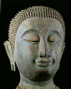 Óriás Buddha feje (bronz)