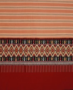 Lanna Tai Yuan szövet gyémánt alakú Jok, Mae Chaem, Thaiföld északi részén (textil) alkotó: Thai School