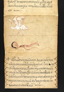 Vagy. 16482, f.53 „Satra”  Jóslásról és tanácsokról a boldog és egészséges élethez (hajtogatós könyv) alkotó: Thai School