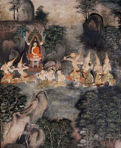 Buddha megkísértése (falfestmény)