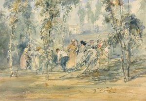 Komlószedés alkotó: Thales Fielding