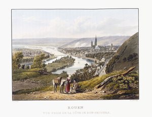 Rouen, Bon-Secoursból nézve, 1823-1826