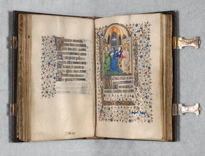 Órakönyv Párizs használata: Fol. 108r, A pünkösd, c. 1420.