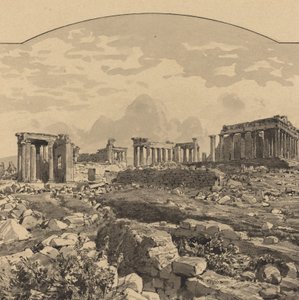 A Parthenon keletről, 1890.