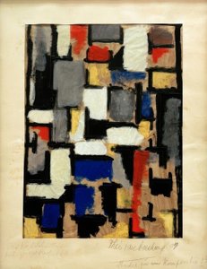Lena a belső térben, kompozíciós dolgozószoba XIII alkotó: Theo van Doesburg