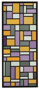 Ólomüveg összetétel VIII alkotó: Theo van Doesburg