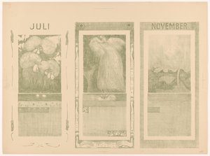 1910. júliusi, augusztusi és novemberi naptárak