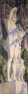 Bacchus, c. 1920-1924 (olaj, vászon) alkotó: Théo van Rysselberghe