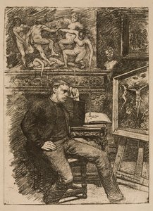 Emile Verhaeren „Contes de minuit” című kisregényének előképe alkotó: Théo van Rysselberghe