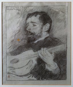 Gitáros alkotó: Théo van Rysselberghe