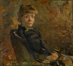 Constantin Meunier asszony alkotó: Théo van Rysselberghe