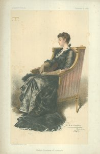Gladys Lonsdale grófnője alkotó: Theobald Chartran