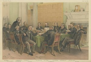 A kabinettanács 1883 alkotó: Theobald Chartran