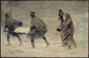 A temetés alkotó: Theobald Chartran