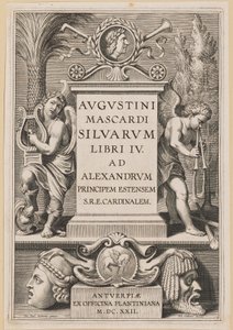 Címlap: Agostino Mascardi, Silvarium Libri IV alkotó: Theodor Galle after Sir Peter Paul Rubens