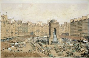 A Marche aux Innocents (toll, tinta és WC papíron)