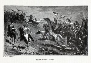 Lengyel szárnyas lovasság, 1882 alkotó: Theodor Knesing