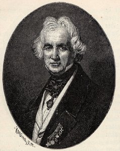 Christian Daniel Rauch szobrászművész portréja 1777-1857. alkotó: Theodor Knesing