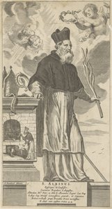 H. Albinus van Angers Szent Albinus. Püspök és gyóntató (cím a tárgyon)