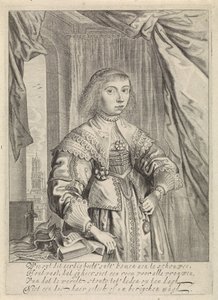 Anna Maria van Schurman portréja alkotó: Theodor Matham
