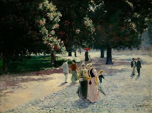 A Park szélén alkotó: Theodor Matthei